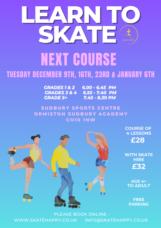 December 9th: Learn to Skate Lessons  - Course of 4