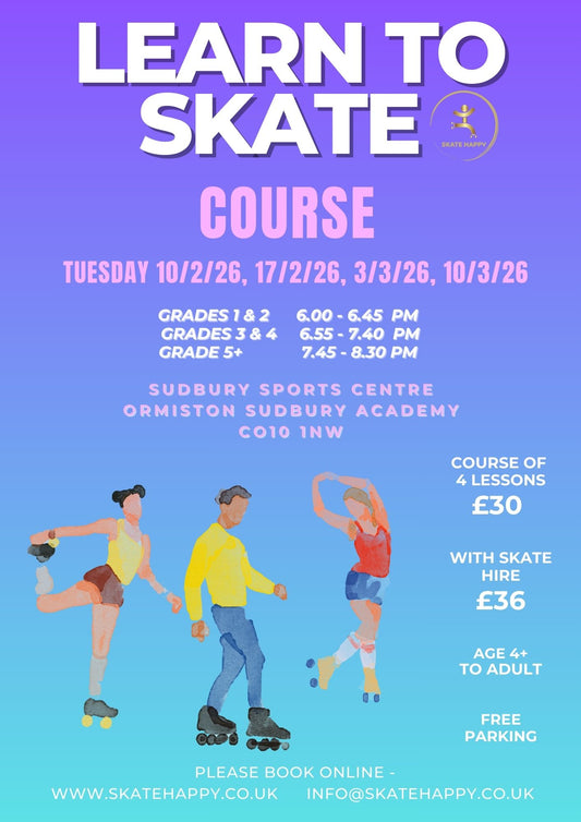 10/2/26: Learn to Skate Lessons (all ages) - Course of 4 Lessons