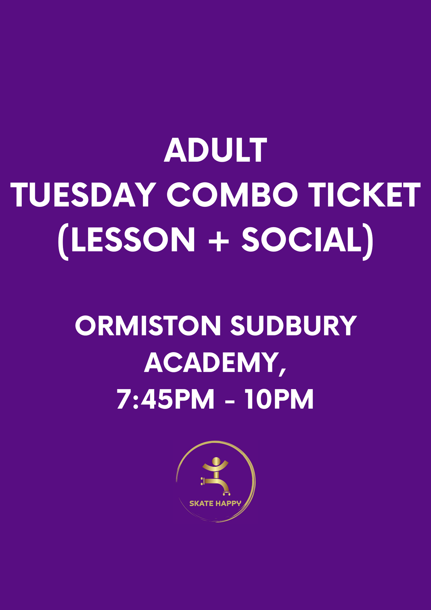 Adult Combo: Lesson & Social Skate (Ages 14+)