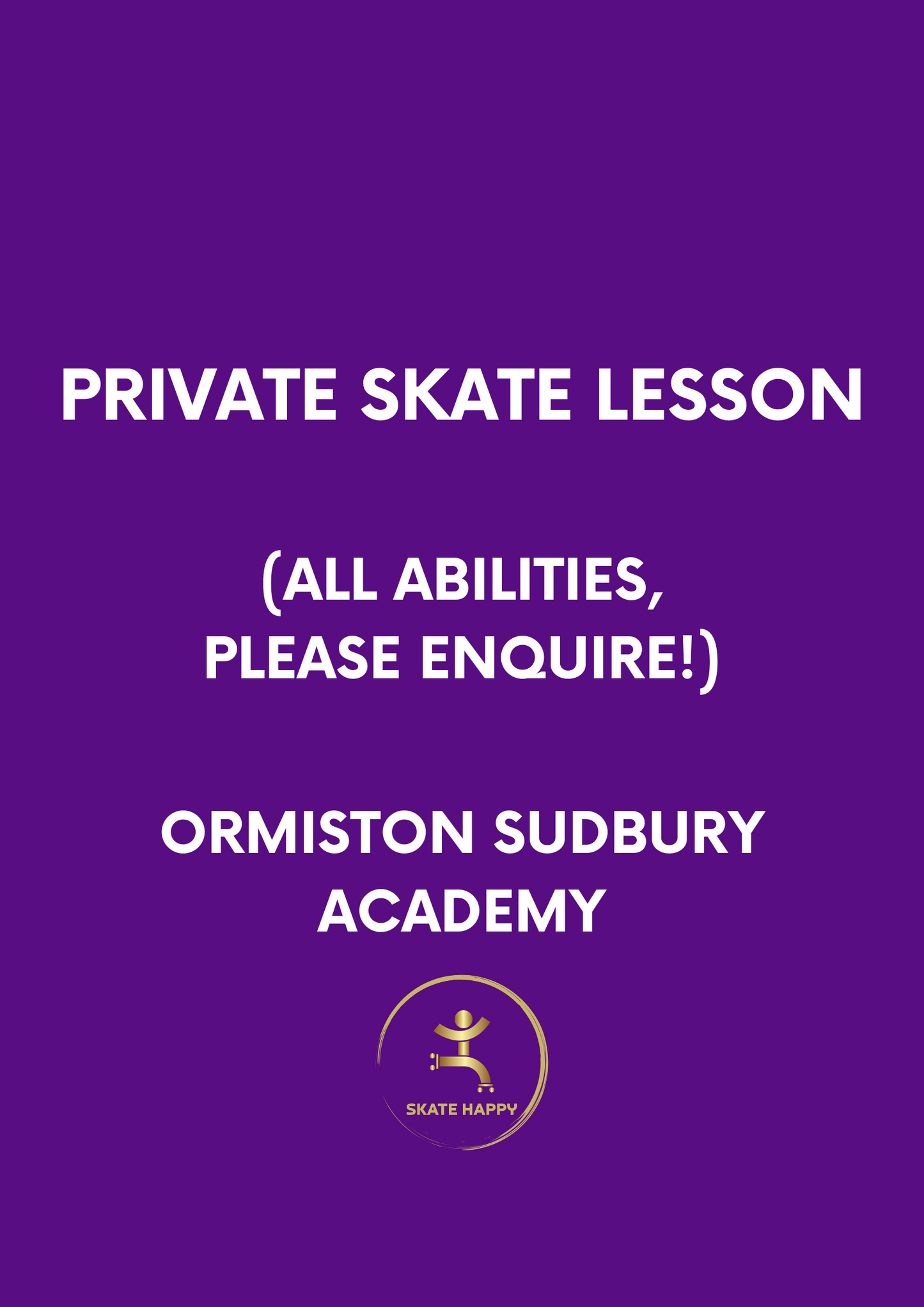 Private Roller Skating Lessons - Please enquire before purchasing