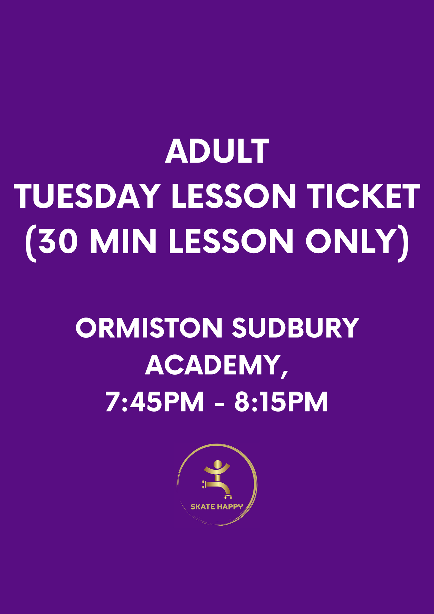 Adult Lesson - Beginners/Improver (Ages 14+)